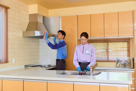 写真：ごとくのクリーニング